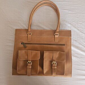 Leather handbag